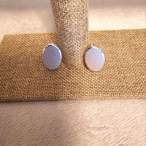 Silver Tone Cuff Links